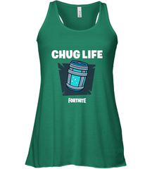 Fortnite Chug Life Women's Racerback Tank Women's Racerback Tank - belovedtshirt