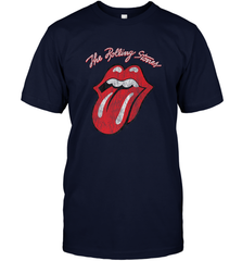 Mens The Rolling Stones Script Tongue Logo Men's T-Shirt Men's T-Shirt - belovedtshirt