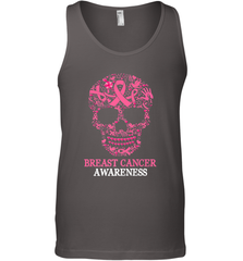 Tattoo Skull Halloween Breast Cancer Awareness Men's Tank Top Men's Tank Top - belovedtshirt