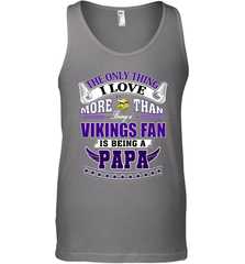 NFL The Only Thing I Love More Than Being A Minnesota Vikings Fan Is Being A Papa Football Men's Tank Top Men's Tank Top - belovedtshirt