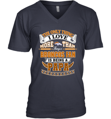 NFL The Only Thing I Love More Than Being A Denver Broncos Fan Is Being A Papa Football Men's V-Neck Men's V-Neck - belovedtshirt