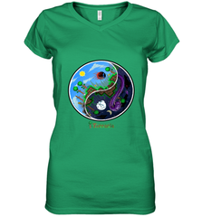 Terraria _ Night and Day Women's V-Neck T-Shirt Women's V-Neck T-Shirt - belovedtshirt