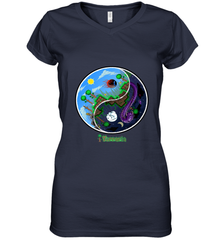 Terraria _ Night and Day Women's V-Neck T-Shirt Women's V-Neck T-Shirt - belovedtshirt
