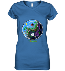 Terraria _ Night and Day Women's V-Neck T-Shirt Women's V-Neck T-Shirt - belovedtshirt