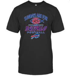 Sundays Are For Jesus and Buffalo Funny Christian Football 1 Men's T-Shirt