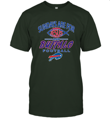 Sundays Are For Jesus and Buffalo Funny Christian Football 1 Men's T-Shirt Men's T-Shirt - belovedtshirt