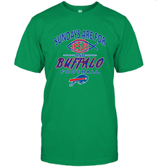 Sundays Are For Jesus and Buffalo Funny Christian Football 1 Men's T-Shirt Men's T-Shirt - belovedtshirt