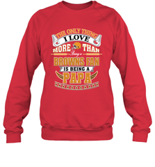 NFL The Only Thing I Love More Than Being A Cleveland Browns Fan Is Being A Papa Football Crewneck Sweatshirt Crewneck Sweatshirt - belovedtshirt