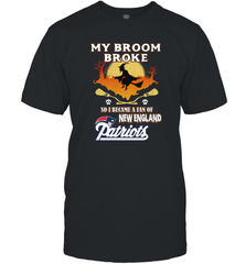 Broom Broke So I Became A Fan of New England Patriots  NFL Halloween Costume Men's T-Shirt Men's T-Shirt - belovedtshirt