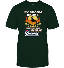 Broom Broke So I Became A Fan of New England Patriots  NFL Halloween Costume Men's T-Shirt Men's T-Shirt - belovedtshirt