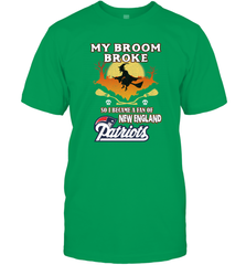 Broom Broke So I Became A Fan of New England Patriots  NFL Halloween Costume Men's T-Shirt Men's T-Shirt - belovedtshirt