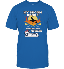 Broom Broke So I Became A Fan of New England Patriots  NFL Halloween Costume Men's T-Shirt Men's T-Shirt - belovedtshirt