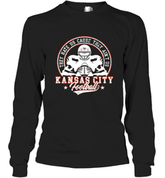 Vintage NFL Kansas City Football Logo Long Sleeve T-Shirt