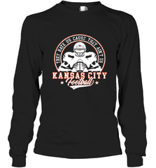 Vintage NFL Kansas City Football Logo Long Sleeve T-Shirt Long Sleeve T-Shirt - belovedtshirt