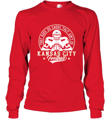 Vintage NFL Kansas City Football Logo Long Sleeve T-Shirt Long Sleeve T-Shirt - belovedtshirt