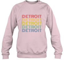 Vintage 1980s Style Detroit Michigan Crewneck Sweatshirt Crewneck Sweatshirt - belovedtshirt
