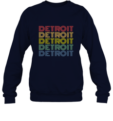 Vintage 1980s Style Detroit Michigan Crewneck Sweatshirt