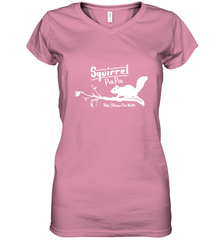 Mens Squirrel Papa Art Father's Day Gift Women's V-Neck T-Shirt Women's V-Neck T-Shirt - belovedtshirt