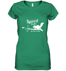 Mens Squirrel Papa Art Father's Day Gift Women's V-Neck T-Shirt Women's V-Neck T-Shirt - belovedtshirt