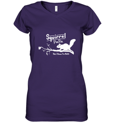 Mens Squirrel Papa Art Father's Day Gift Women's V-Neck T-Shirt Women's V-Neck T-Shirt - belovedtshirt