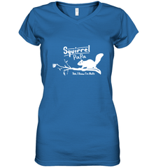 Mens Squirrel Papa Art Father's Day Gift Women's V-Neck T-Shirt Women's V-Neck T-Shirt - belovedtshirt