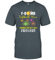 F Bomb Softball Mom Men's T-Shirt Men's T-Shirt - belovedtshirt