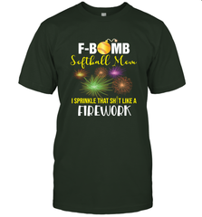 F Bomb Softball Mom Men's T-Shirt Men's T-Shirt - belovedtshirt