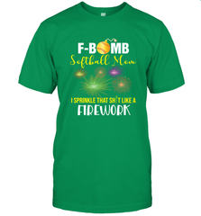 F Bomb Softball Mom Men's T-Shirt Men's T-Shirt - belovedtshirt