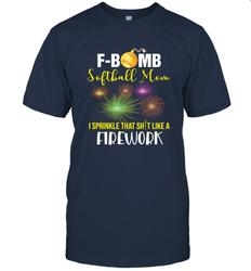 F Bomb Softball Mom Men's T-Shirt