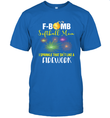 F Bomb Softball Mom Men's T-Shirt Men's T-Shirt - belovedtshirt