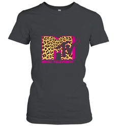 MTV Logo Leopard Print Women's T-Shirt