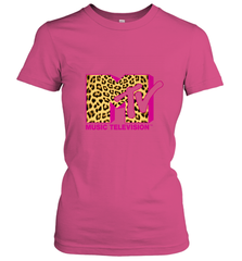 MTV Logo Leopard Print Women's T-Shirt Women's T-Shirt - belovedtshirt
