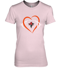 NFLAtlanta Falcons Heart Love Football Women's Premium T-Shirt Women's Premium T-Shirt - belovedtshirt