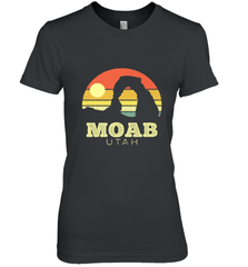 Moab Utah Vintage Sunset Arches Adventure Outdoors Women's Premium T-Shirt Women's Premium T-Shirt - belovedtshirt