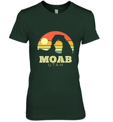 Moab Utah Vintage Sunset Arches Adventure Outdoors Women's Premium T-Shirt Women's Premium T-Shirt - belovedtshirt