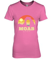 Moab Utah Vintage Sunset Arches Adventure Outdoors Women's Premium T-Shirt Women's Premium T-Shirt - belovedtshirt