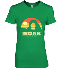 Moab Utah Vintage Sunset Arches Adventure Outdoors Women's Premium T-Shirt Women's Premium T-Shirt - belovedtshirt