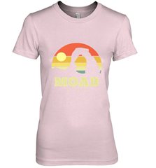 Moab Utah Vintage Sunset Arches Adventure Outdoors Women's Premium T-Shirt Women's Premium T-Shirt - belovedtshirt