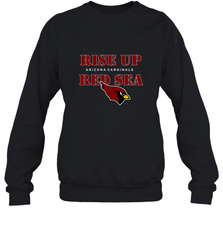 Arizona Cardinals NFL Rise Up Red Sea Crewneck Sweatshirt Crewneck Sweatshirt - belovedtshirt