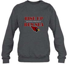 Arizona Cardinals NFL Rise Up Red Sea Crewneck Sweatshirt Crewneck Sweatshirt - belovedtshirt