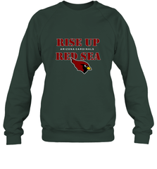 Arizona Cardinals NFL Rise Up Red Sea Crewneck Sweatshirt Crewneck Sweatshirt - belovedtshirt