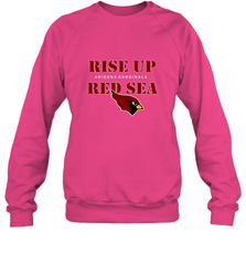 Arizona Cardinals NFL Rise Up Red Sea Crewneck Sweatshirt Crewneck Sweatshirt - belovedtshirt