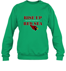 Arizona Cardinals NFL Rise Up Red Sea Crewneck Sweatshirt Crewneck Sweatshirt - belovedtshirt