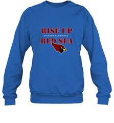 Arizona Cardinals NFL Rise Up Red Sea Crewneck Sweatshirt Crewneck Sweatshirt - belovedtshirt