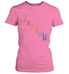 Vintage Jordan t shirt with Skyscarper Jordan Women's T-Shirt Women's T-Shirt - belovedtshirt