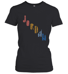 Vintage Jordan t shirt with Skyscarper Jordan Women's T-Shirt Women's T-Shirt - belovedtshirt
