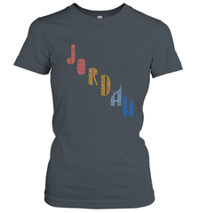 Vintage Jordan t shirt with Skyscarper Jordan Women's T-Shirt Women's T-Shirt - belovedtshirt