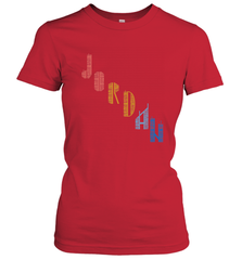 Vintage Jordan t shirt with Skyscarper Jordan Women's T-Shirt Women's T-Shirt - belovedtshirt