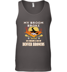 Broom Broke So I Became A Fan of Denver Broncos  NFL Halloween Costume Men's Tank Top Men's Tank Top - belovedtshirt