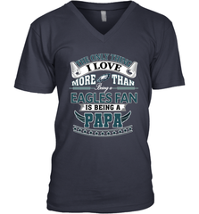 NFL The Only Thing I Love More Than Being A Philadelphia Eagles Fan Is Being A Papa Football Men's V-Neck Men's V-Neck - belovedtshirt